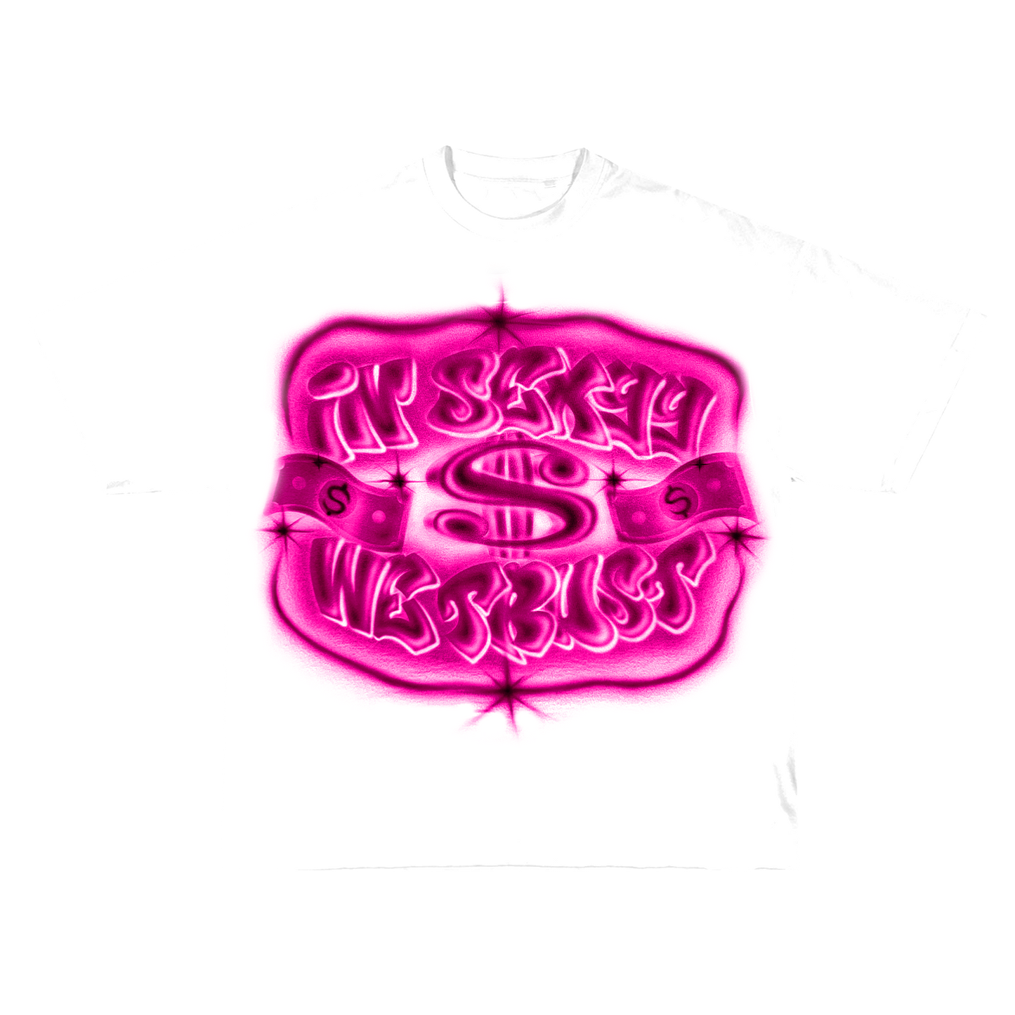 IN $EXYY WE TRUST TEE WHITE