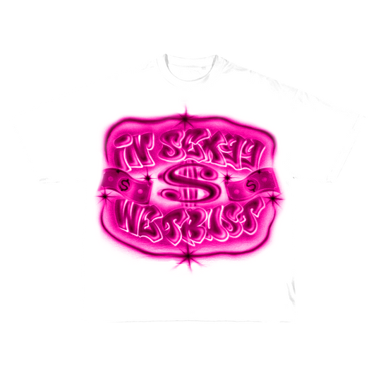 IN $EXYY WE TRUST TEE WHITE